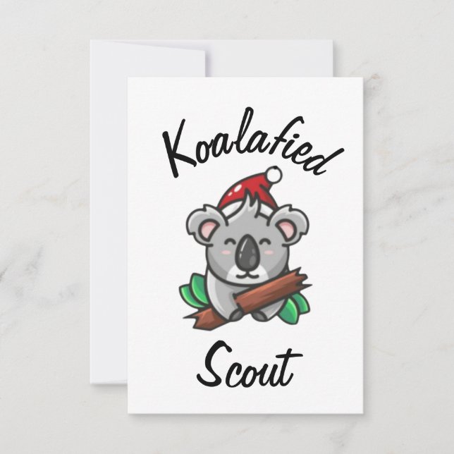 Koalafierat Scout-kort Kort (Framsida)