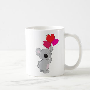 Koalahjärtaballonger Kaffemugg
