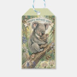 Koalamors dag med joey presentetikett