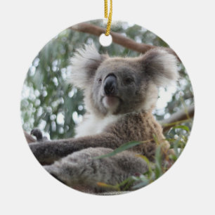 Koalaprydnad Julgransprydnad Keramik