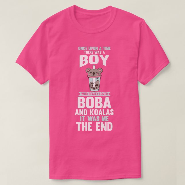 Koalas Bubble Tea  1360 T Shirt (Design framsida)