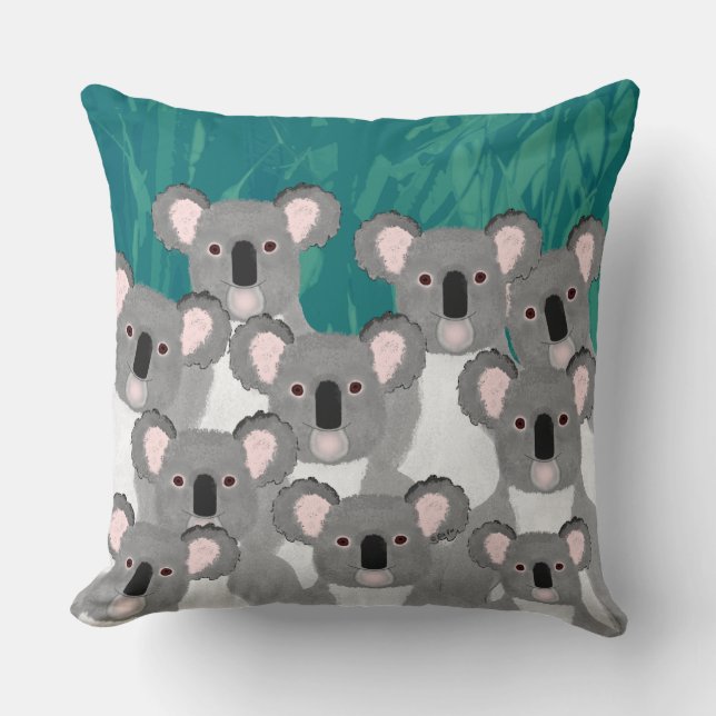 Koalas Dekorativ kudde (Framsida)
