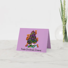 Koalas God morgon Greeting Cards Helgkort