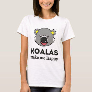 Koalas gör mig till lycklig - Koala Kärlek T Shirt