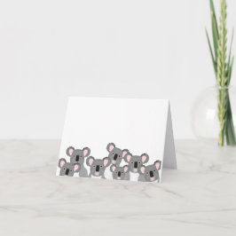 Koalas-hälsningskort Kort