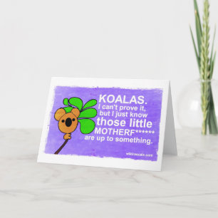 Koalas har något att göra kort