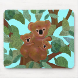 Koalas i eucalyptusen Mousepad Musmatta
