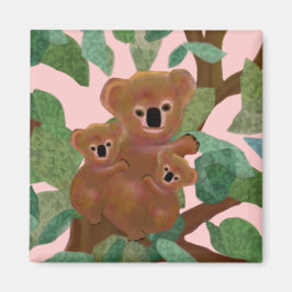Koalas i eukalyptus magnet