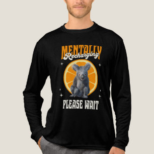 Koalas introvert humör design för mental uppladdni t shirt