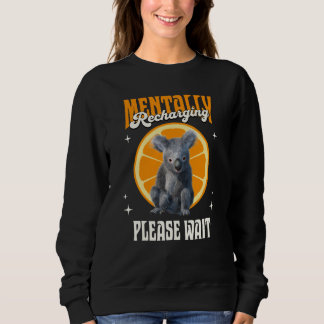 Koalas introvert humör för mental uppladdning desi t shirt