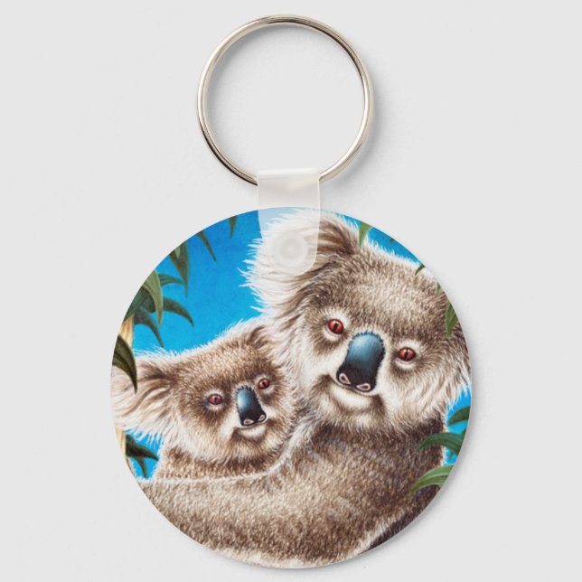 Koalas Keychain Nyckelring (Framsida)