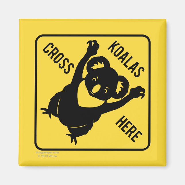 Koalas Kor here Magnet (Framsidan)