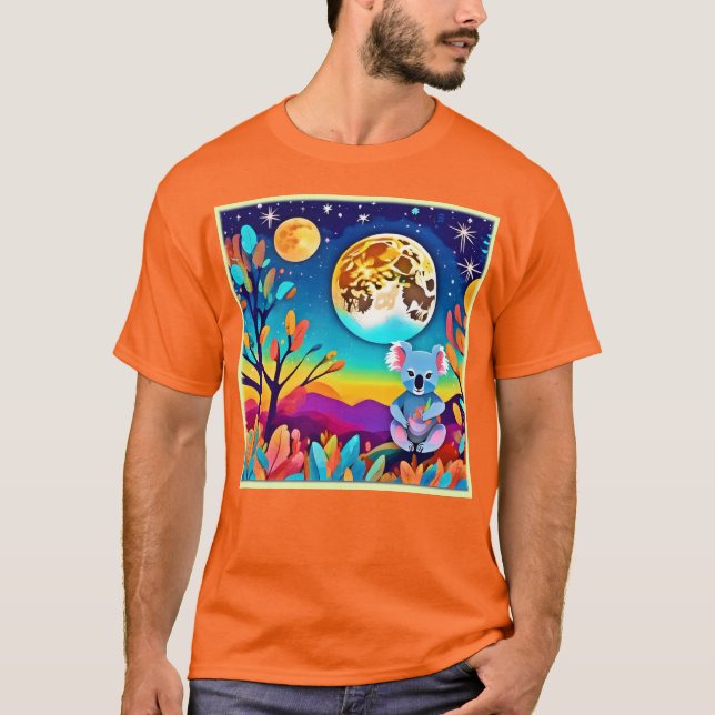 Koalas måndagskväll t shirt (Framsida)