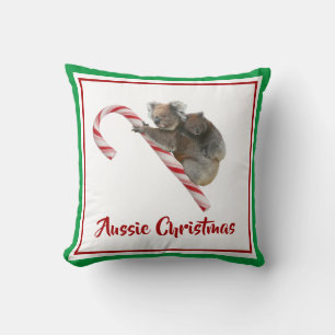 Koalas vid Candy cane ned under  Kudde