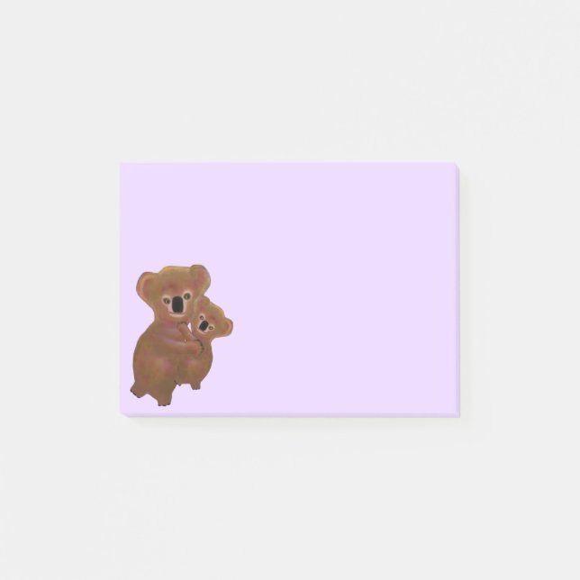 Koalasnyfödd bebis Postar-it® noterar Post-it Block (Framsida)