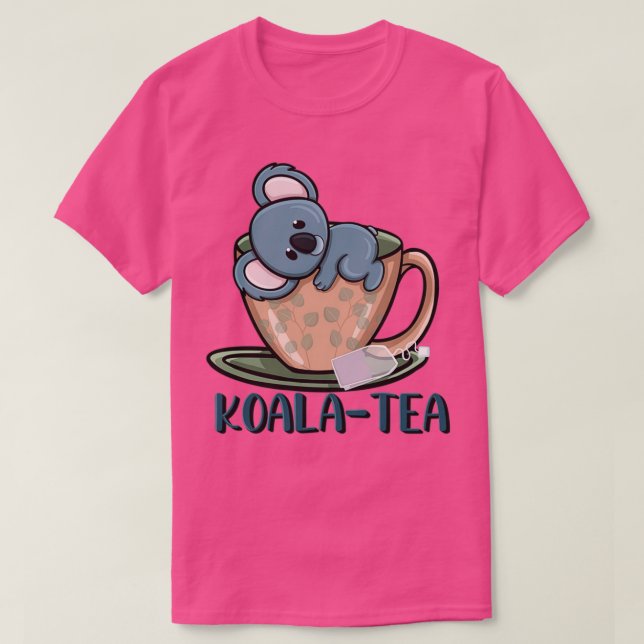 KoalaTea Pun Tea Kopp T Shirt (Design framsida)