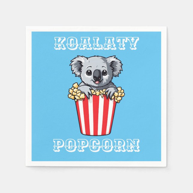 Koalaty Popcorn Pappersservett (Framsidan)