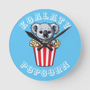 Koalaty Popcorn Rund Klocka
