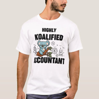 Koalified Accountant Koala lustiga meme T Shirt