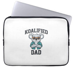 Koalifierad Pappa Söt Koala Pappa Tröja Design_1 Laptop Fodral