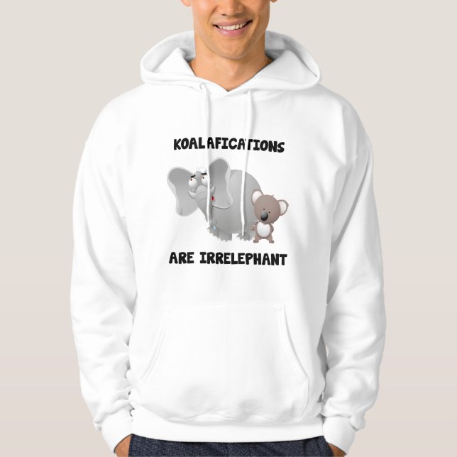Koalitioner är irrelevanta hoodie (Framsida)