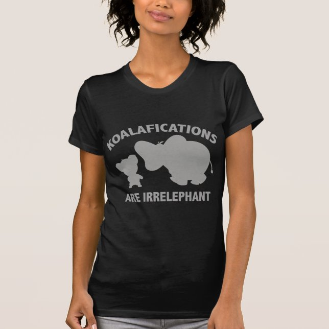 Koalitioner är irrelevanta t-shirt (Framsida)
