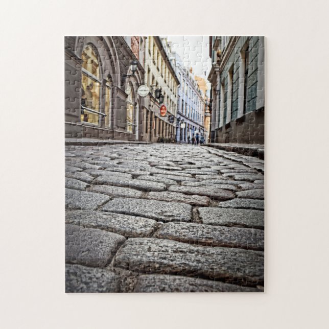 Kobblestone Streets of Europe - 11 x 14 - 252 pcs Pussel (Vertikal)