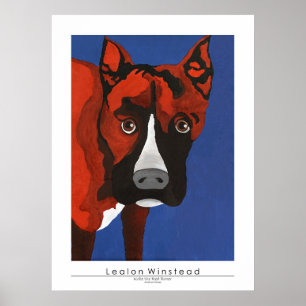 Kobe den röda boxare poster