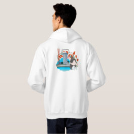 Kobe Harbor Tea Breeze & Chibi Mahjong Hoodie