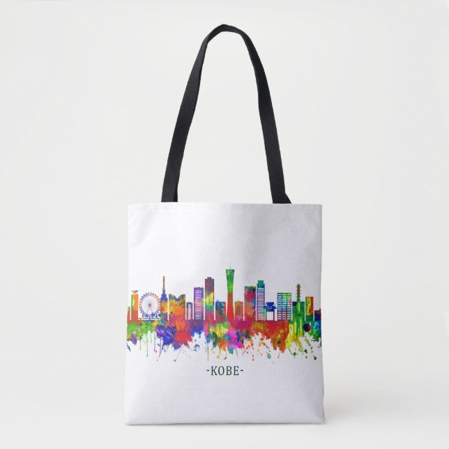 Kobe Japan Skyline Tygkasse (Framsida)