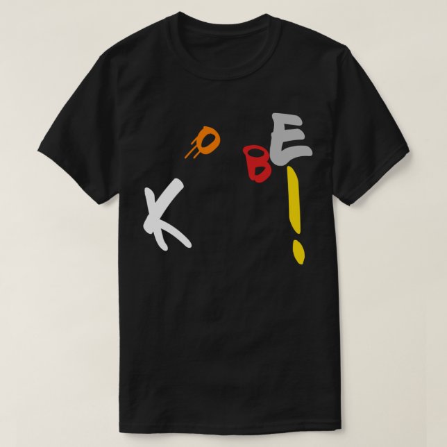 Kobe! Pullover Hoodie T Shirt (Design framsida)