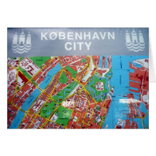 københavn karta hälsningskort