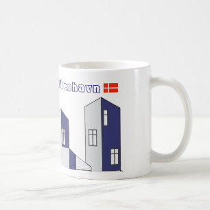 København vinduer - Köpenhamnfönster Kaffemugg