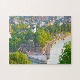 Koblenz City Tyskland. Pussel