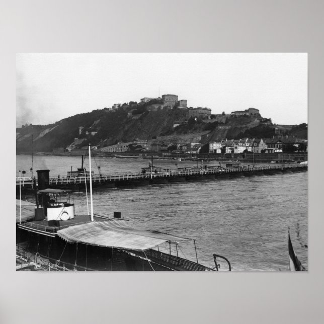 Koblenz, Ehrenbreitstein, 1910 Poster (Framsidan)