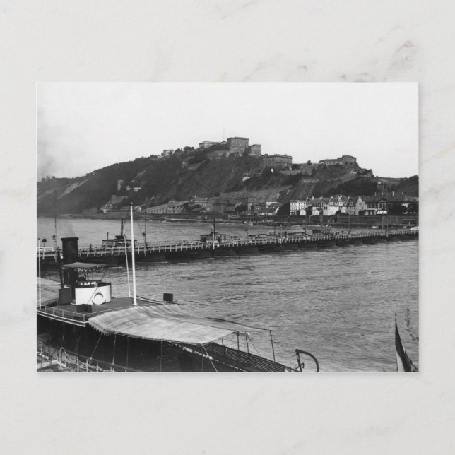 Koblenz, Ehrenbreitstein, 1910 Vykort (Framsida)