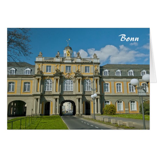 Koblenz Grind i Bonn Hälsningskort (Framsidan Horizontal)