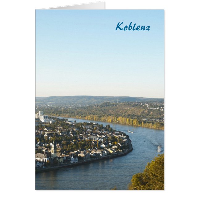 Koblenz Hälsningskort (Framsidan)