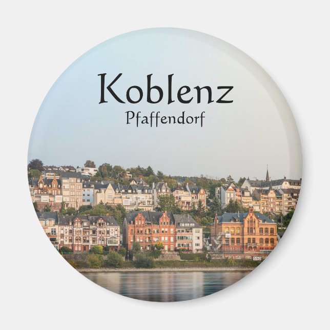 Koblenz Pfaffendorf Souvenir Magnet (Framsidan)