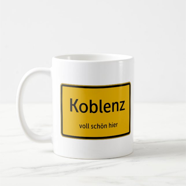 Koblenz Tasse Kaffeetasse Teetasse Kaffemugg (Vänster)
