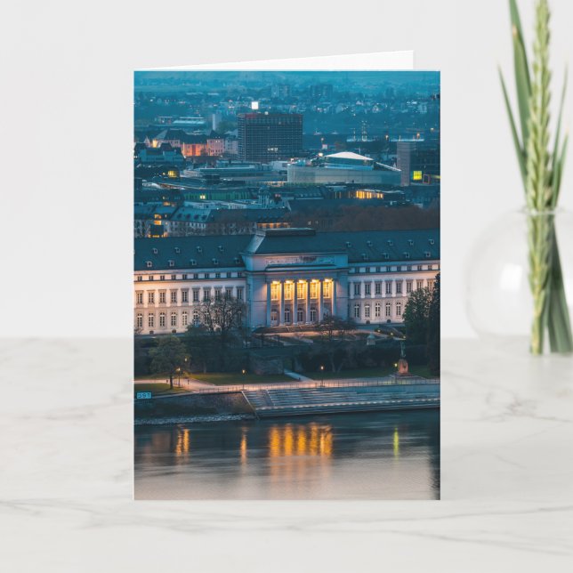 Koblenz Tyskland Kort (Framsida)