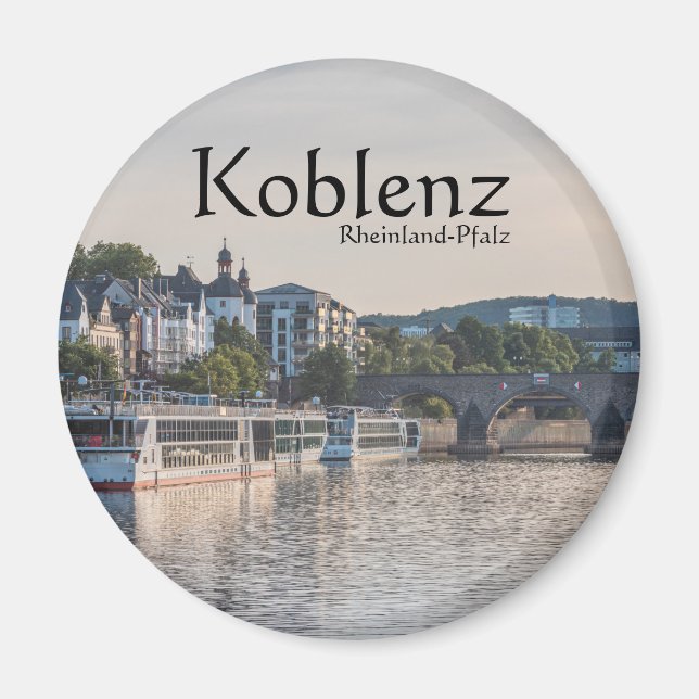 Koblenz Tyskland Magnet (Framsidan)