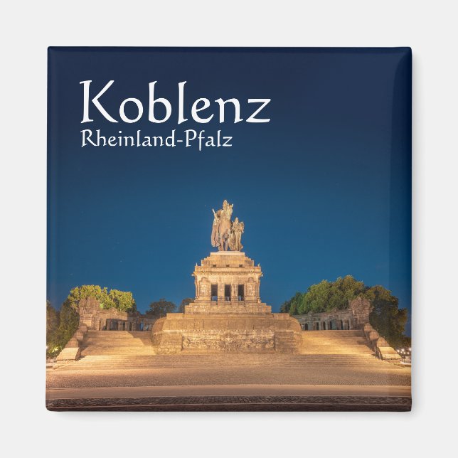 Koblenz Tyskland Magnet (Framsidan)