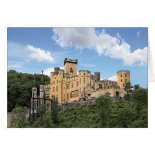 Koblenz, Tyskland, Stolzenfels slott, Slott Hälsningskort