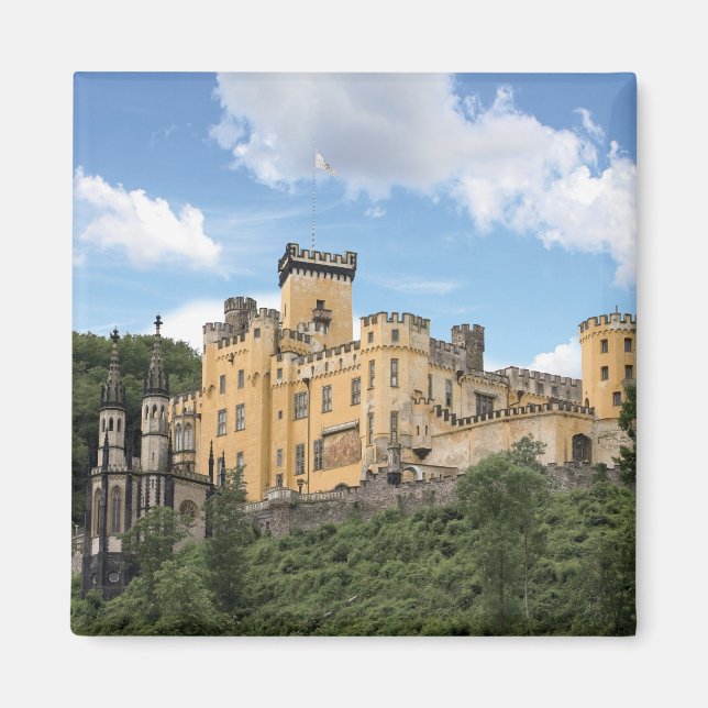 Koblenz, Tyskland, Stolzenfels slott, Slott Magnet (Framsidan)