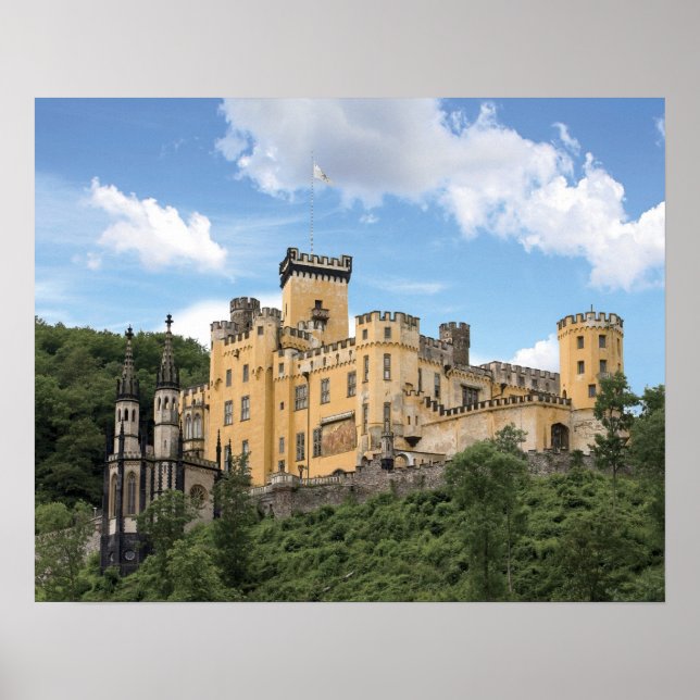 Koblenz, Tyskland, Stolzenfels slott, Slott Poster (Framsidan)