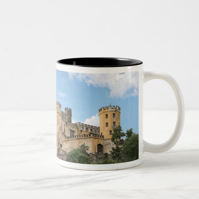 Koblenz, Tyskland, Stolzenfels slott, Slott Två-Tonad Mugg (Höger)