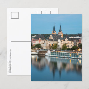 Koblenz Tyskland Vykort