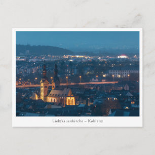 Koblenz Tyskland Vykort