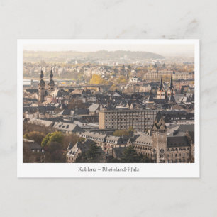 Koblenz Tyskland Vykort